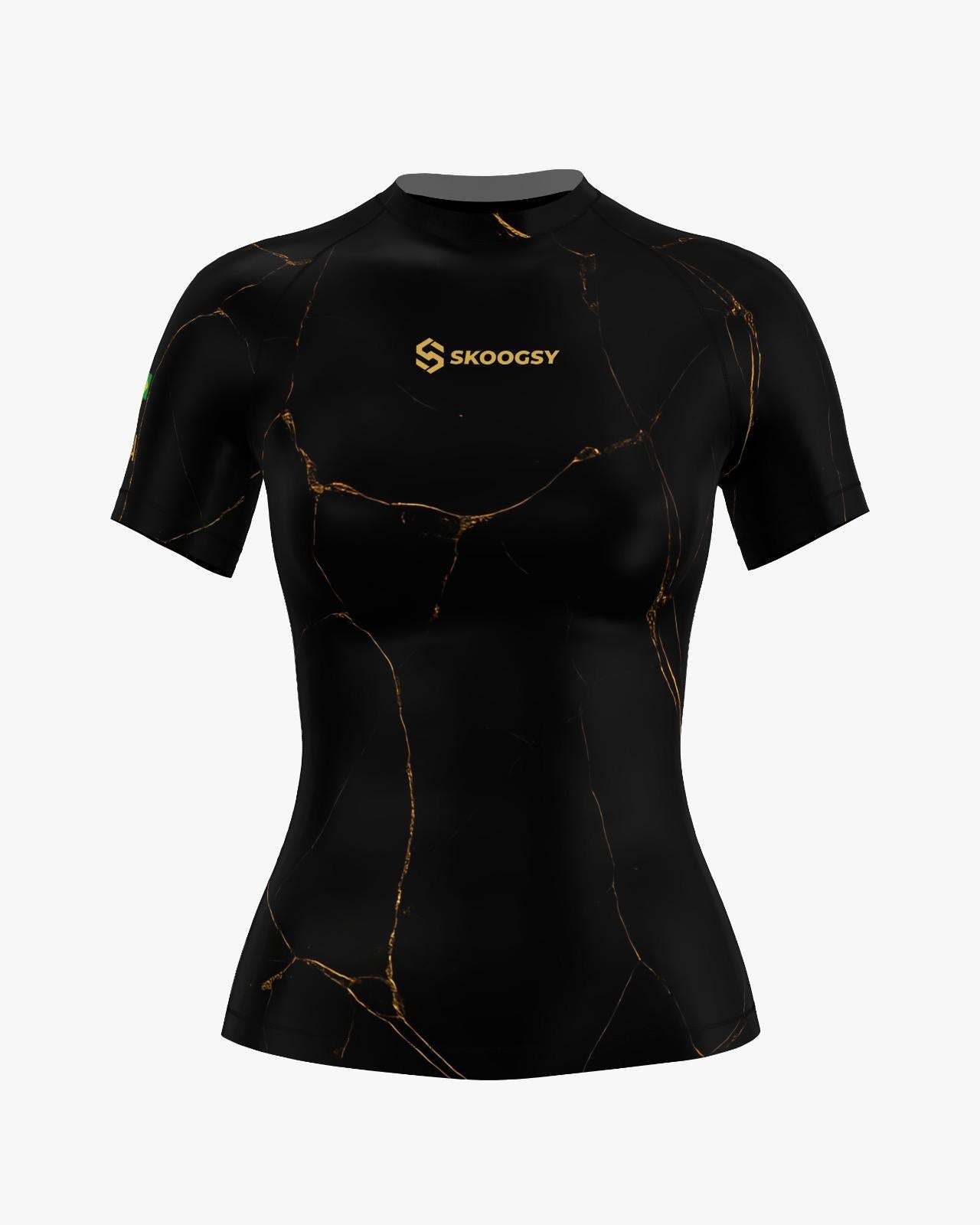 Custom Rashguard - Black/Gold