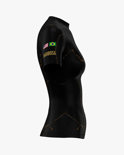 Custom Rashguard - Black/Gold