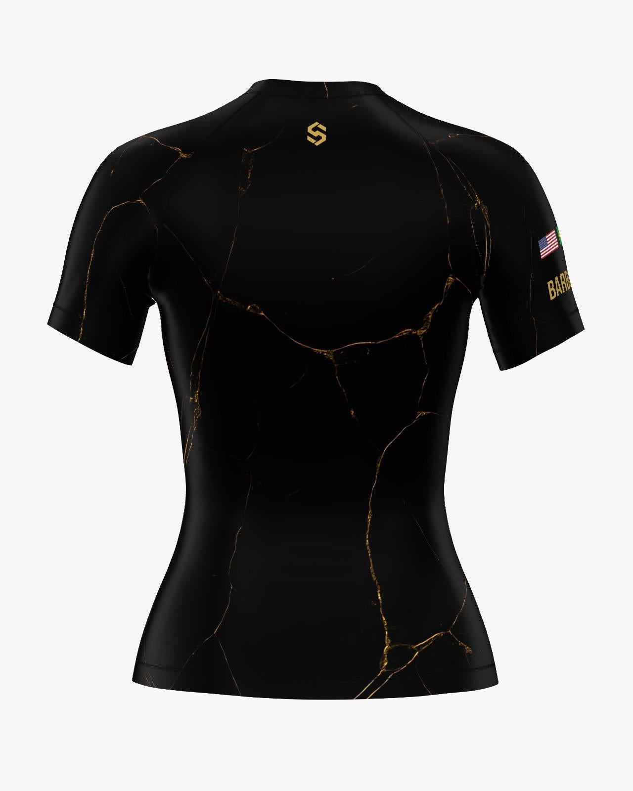 Custom Rashguard - Black/Gold