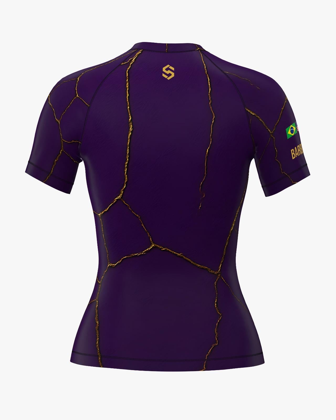 Custom Rashguard - Purple/Gold