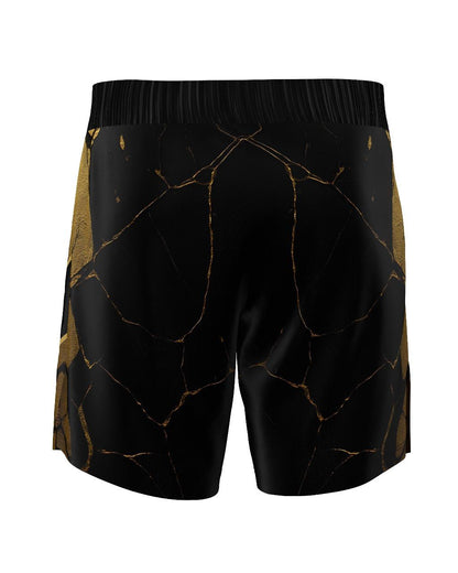 Custom Fight Shorts - Black/Gold
