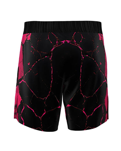 Custom Fight Shorts - Black/Pink
