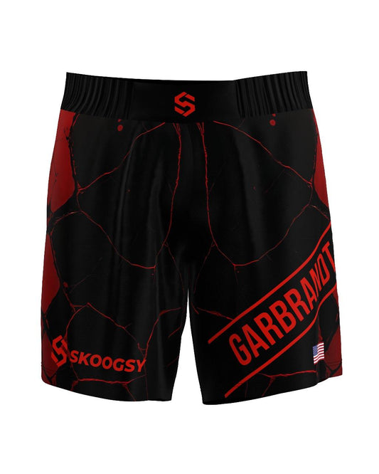 Custom Fight Shorts - Black/Red