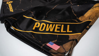 Custom Fight Shorts - Black/Gold