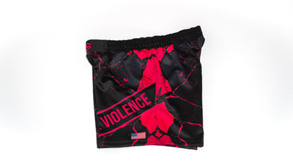 Custom Fight Shorts - Black/Pink