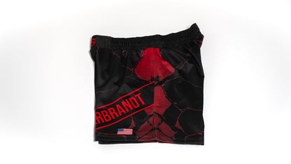 Custom Fight Shorts - Black/Red