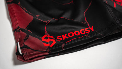 Custom Fight Shorts - Black/Red