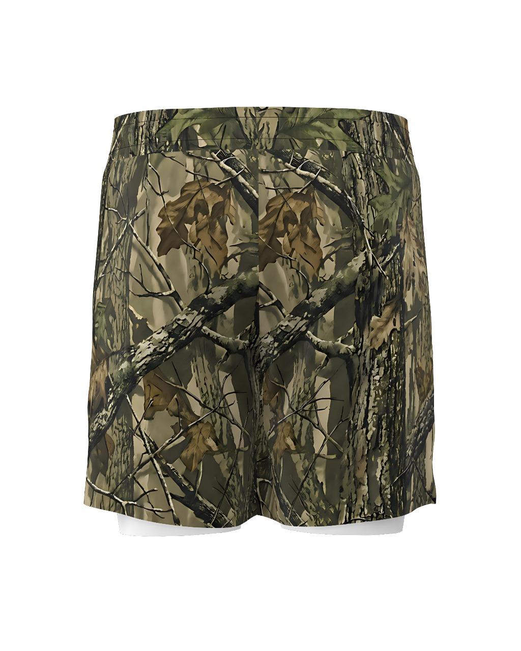Custom Gladiator Shorts - Camo/White