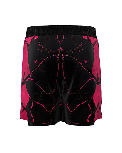 Custom Gladiator Shorts - Black/Pink