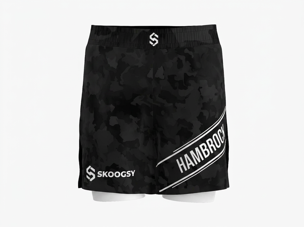 Custom Gladiator Shorts - Dark Camo