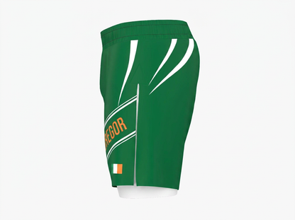 Custom Gladiator Shorts - Dark Green