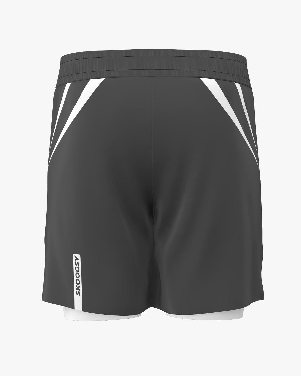 Custom Gladiator Shorts - Gray/White