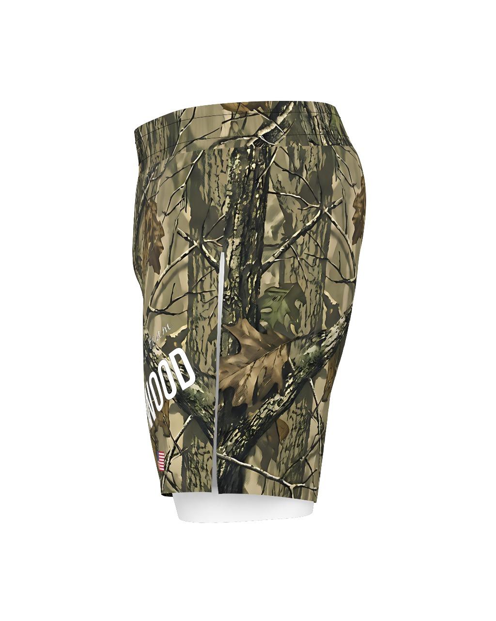 Custom Gladiator Shorts - Camo/White