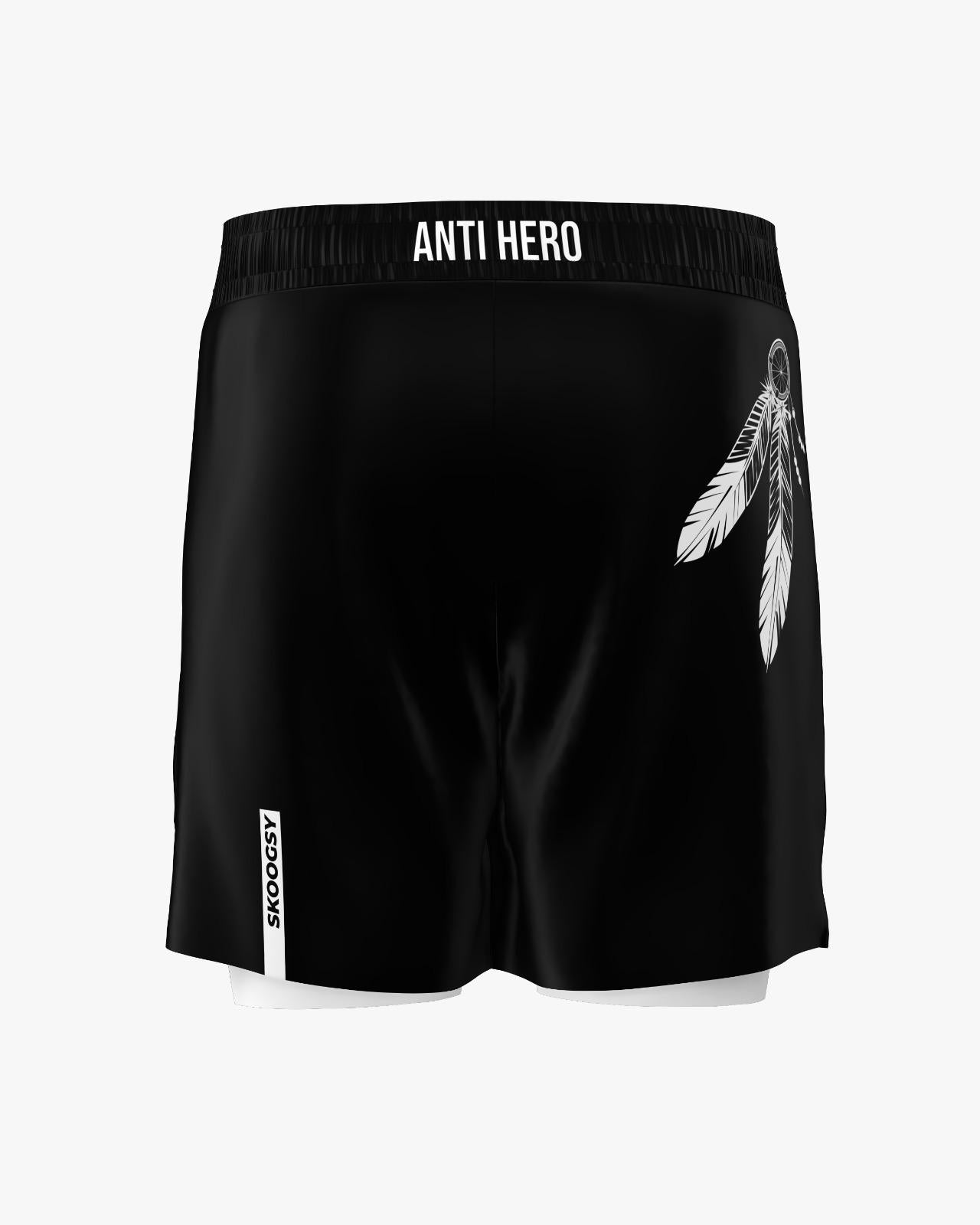 Custom Gladiator Shorts - Tribe, Black/White