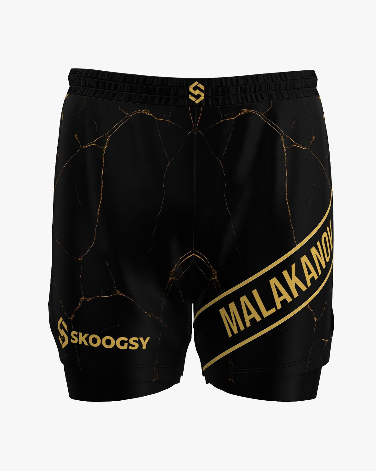 Custom Hybrid Shorts - Black/Gold