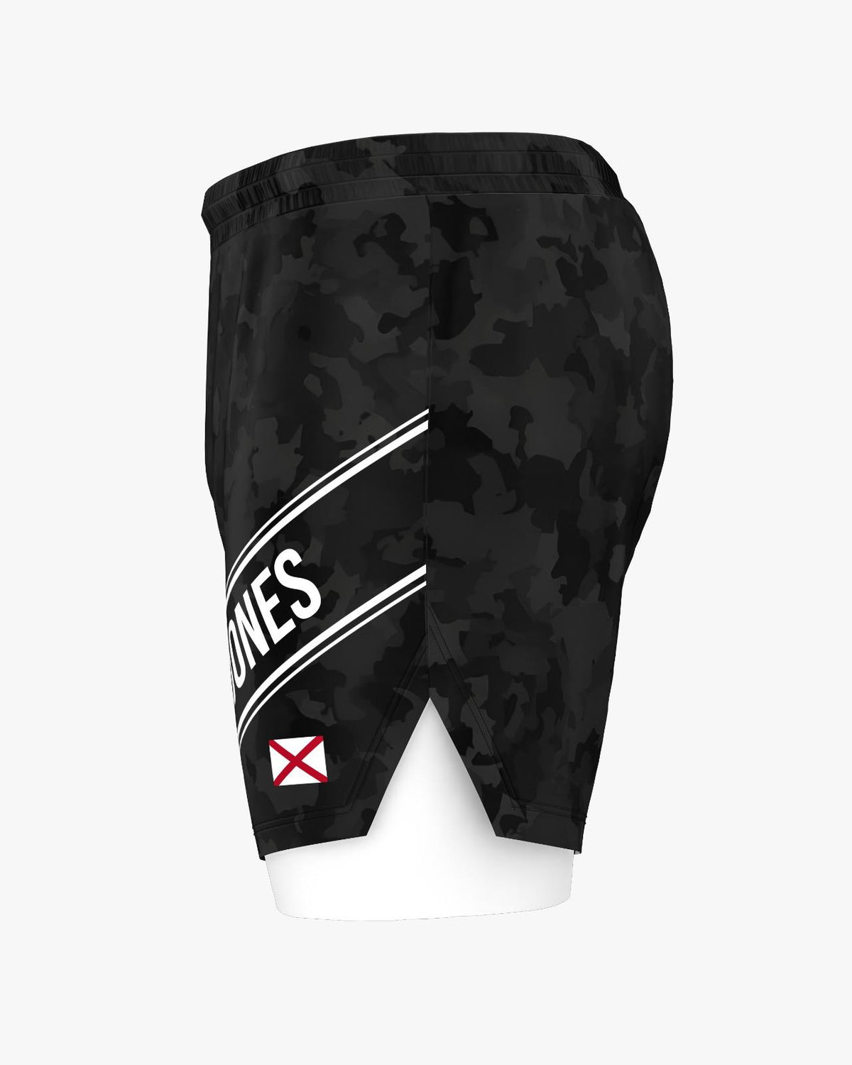 Custom Hybrid Shorts - Dark Camo