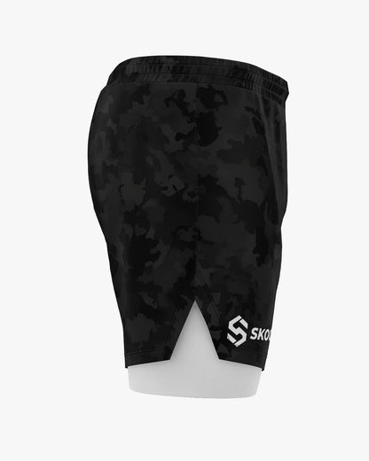 Custom Hybrid Shorts - Dark Camo