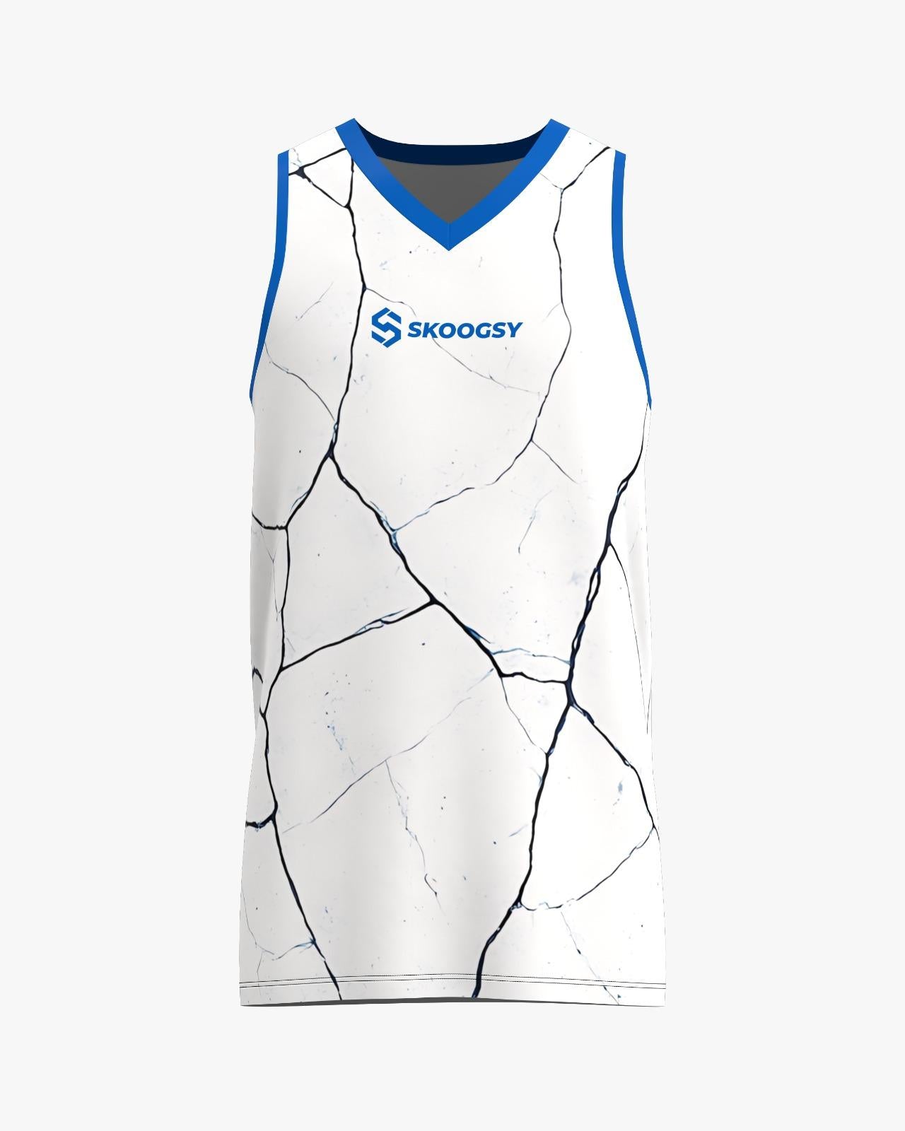 Custom Jersey - White/Blue