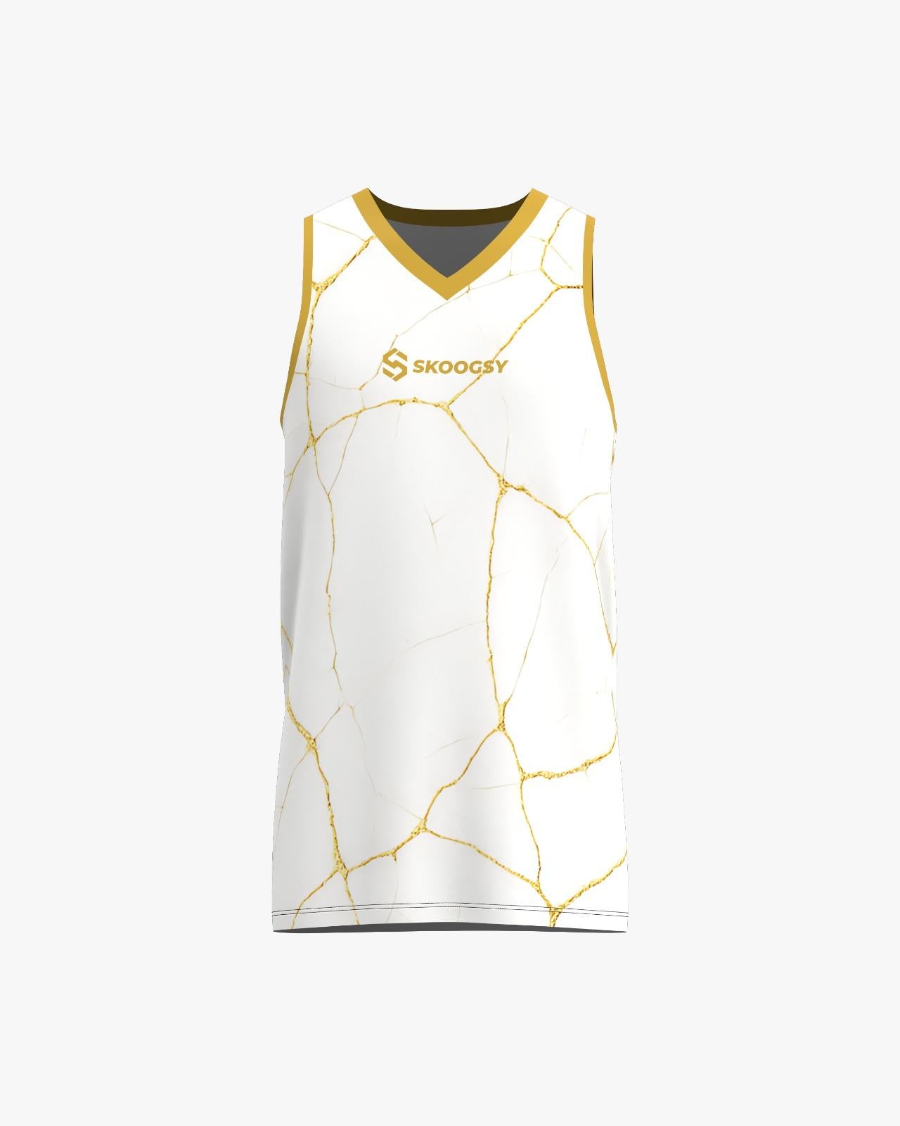 Custom Jersey - White/Gold