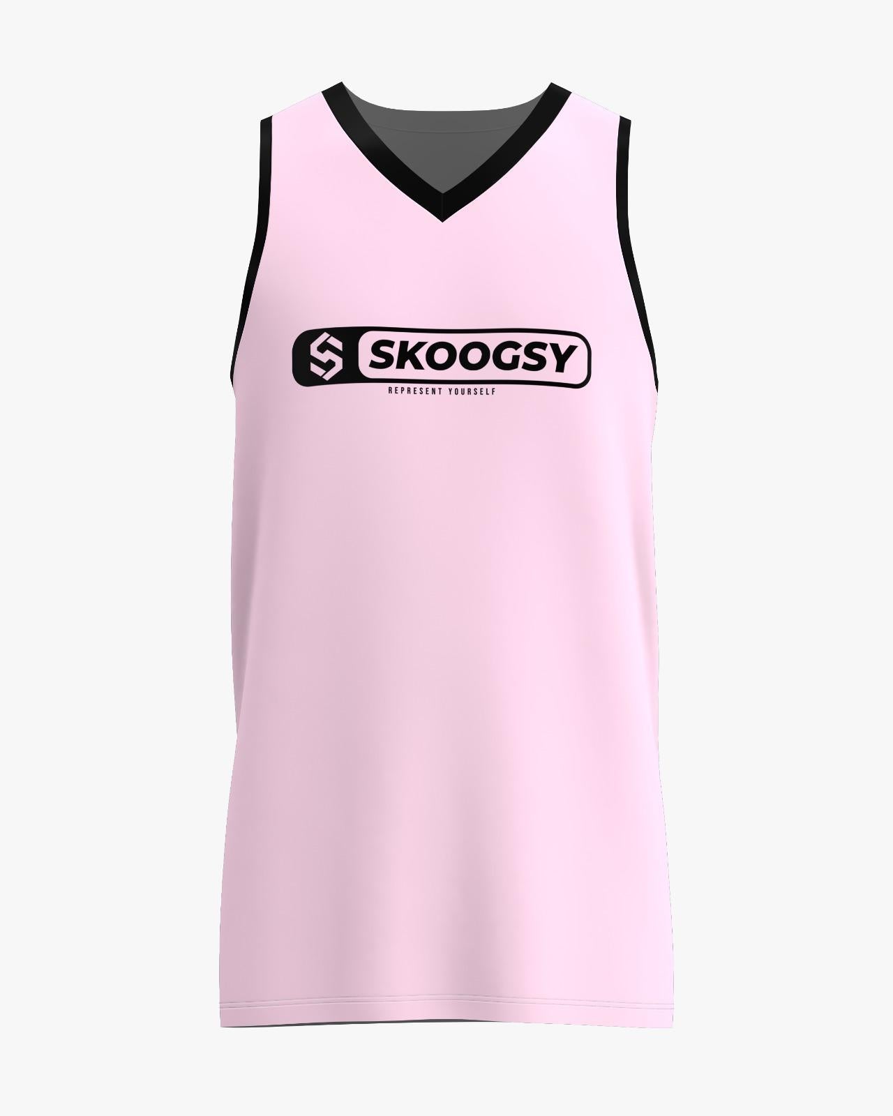 Custom Jersey - Light Pink/Black