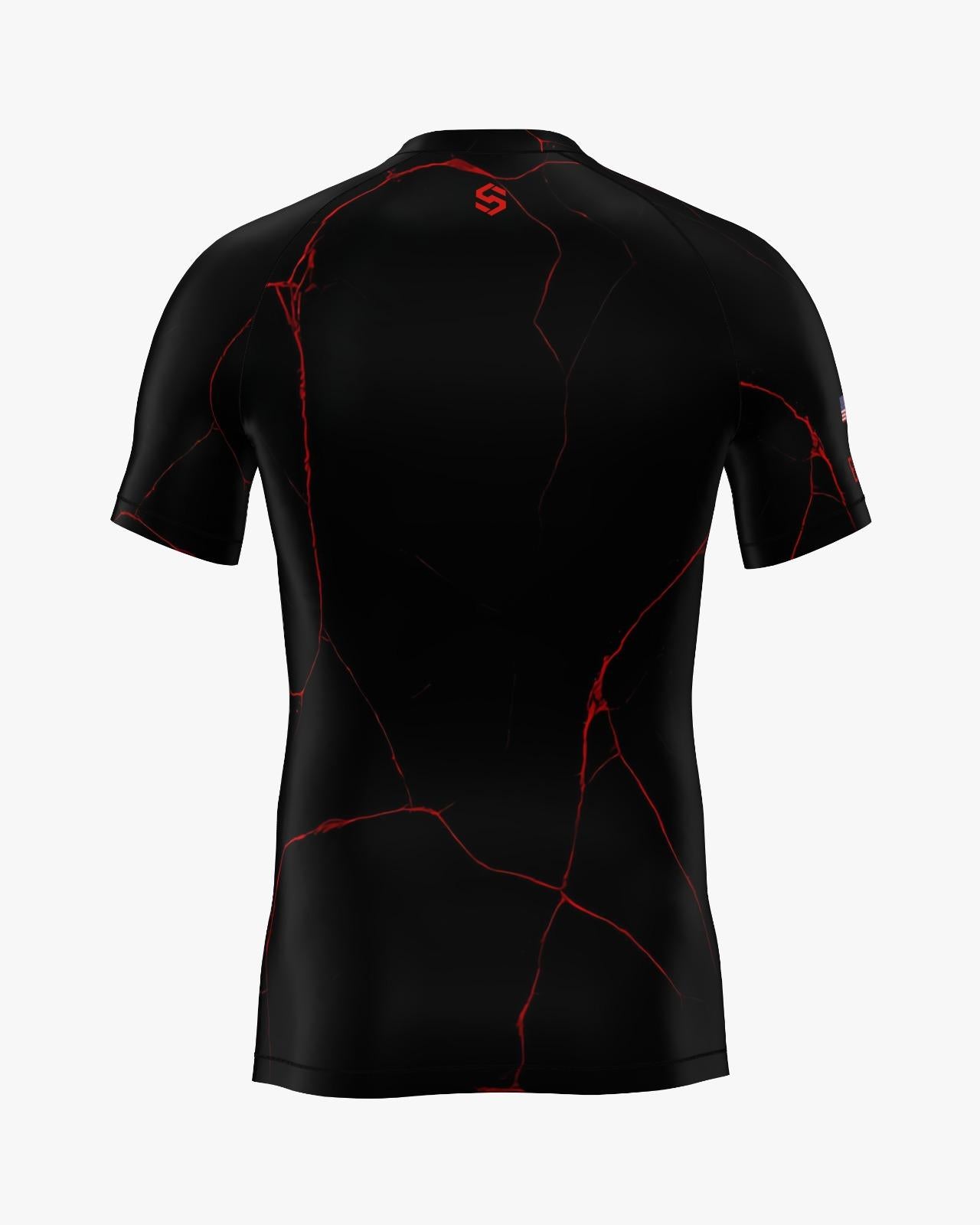Custom Rashguard - Black/Red