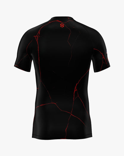 Custom Rashguard - Black/Red