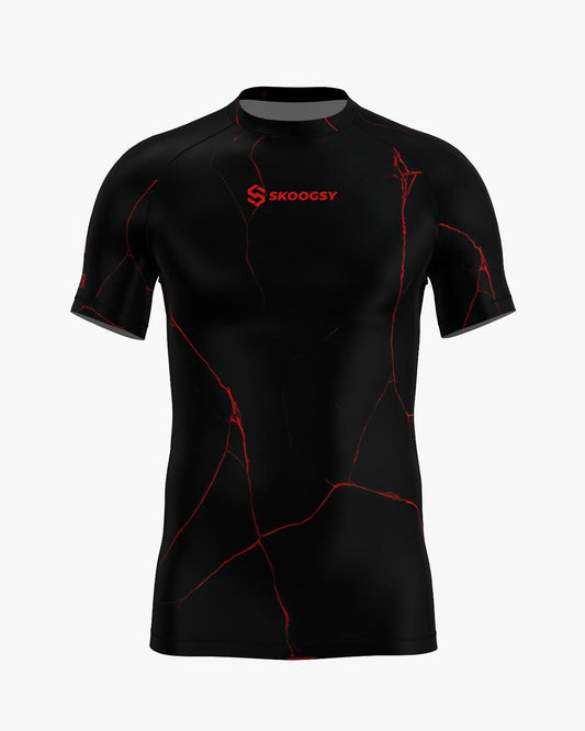 Custom Rashguard - Black/Red