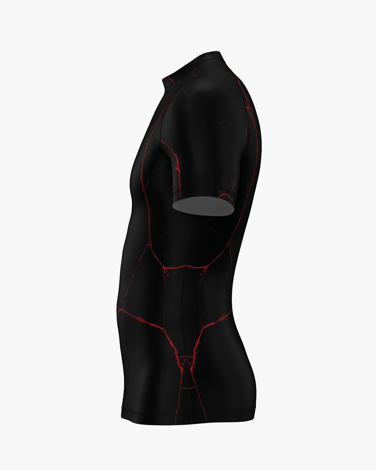 Custom Rashguard - Black/Red