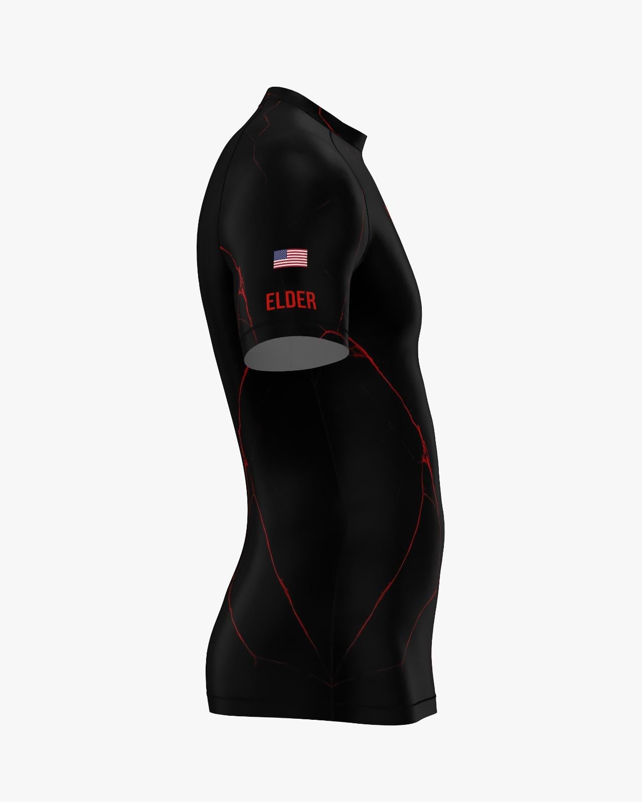 Custom Rashguard - Black/Red