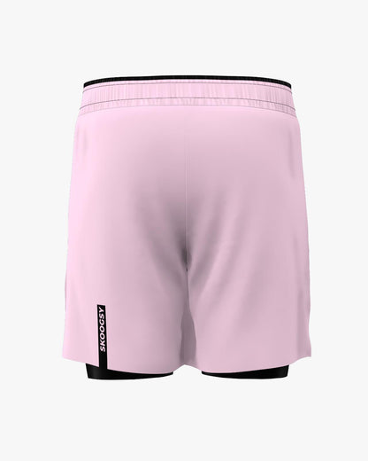 Custom Gladiator Shorts - Light Pink/Black
