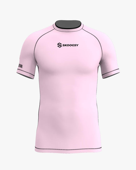 Custom Rashguard - Light Pink/Black