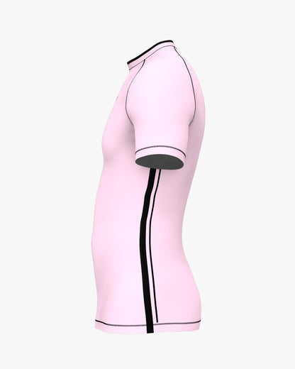 Custom Rashguard - Light Pink/Black