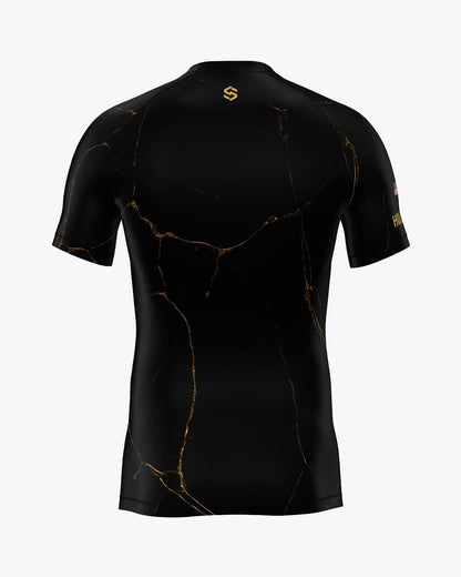 Custom Rashguard - Black/Gold