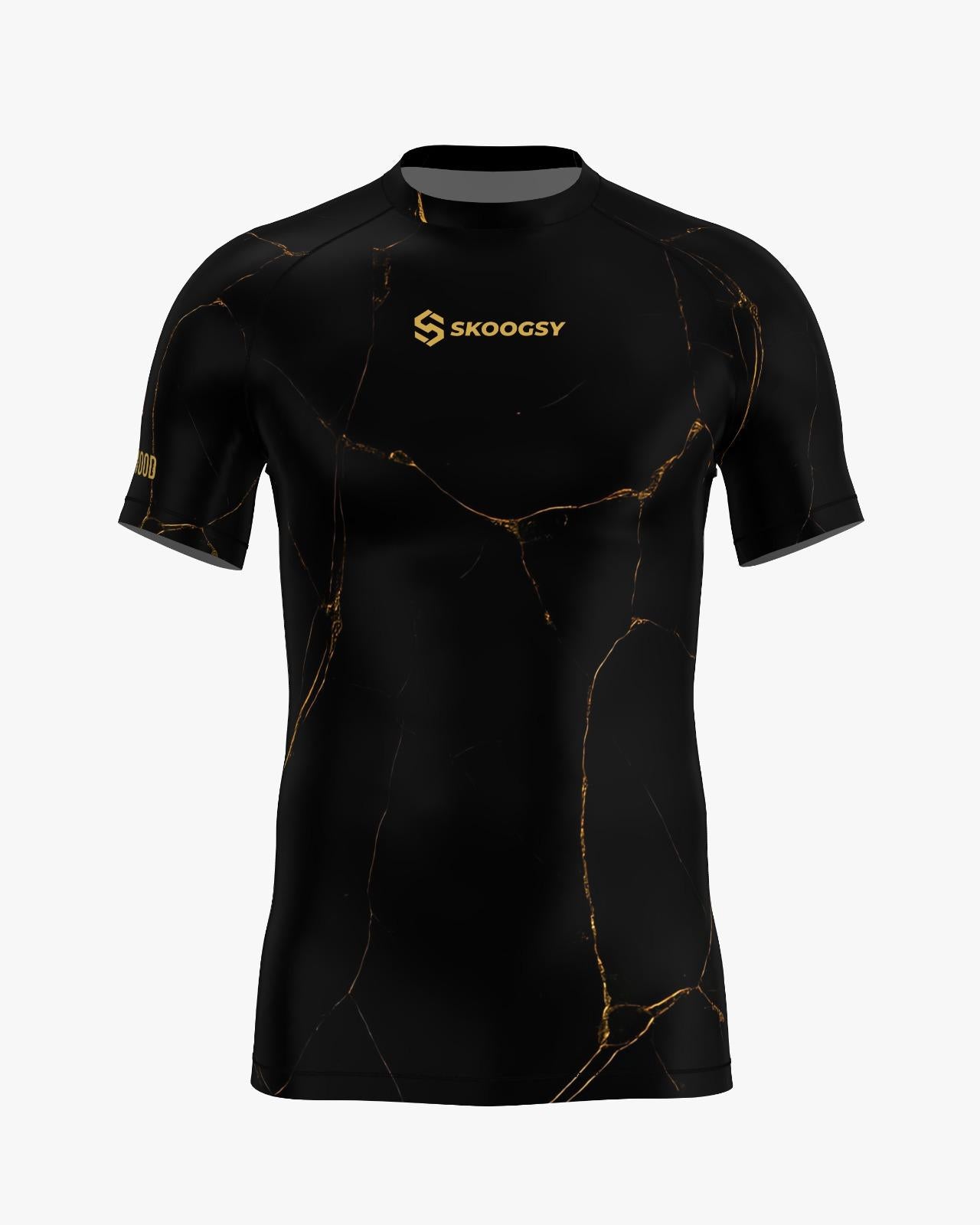 Custom Rashguard - Black/Gold