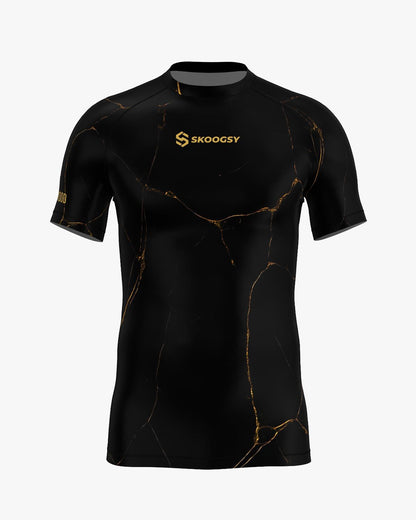 Custom Rashguard - Black/Gold