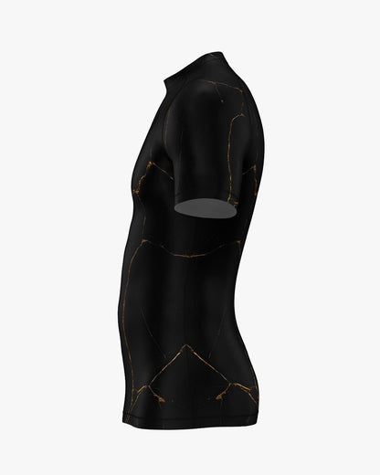 Custom Rashguard - Black/Gold