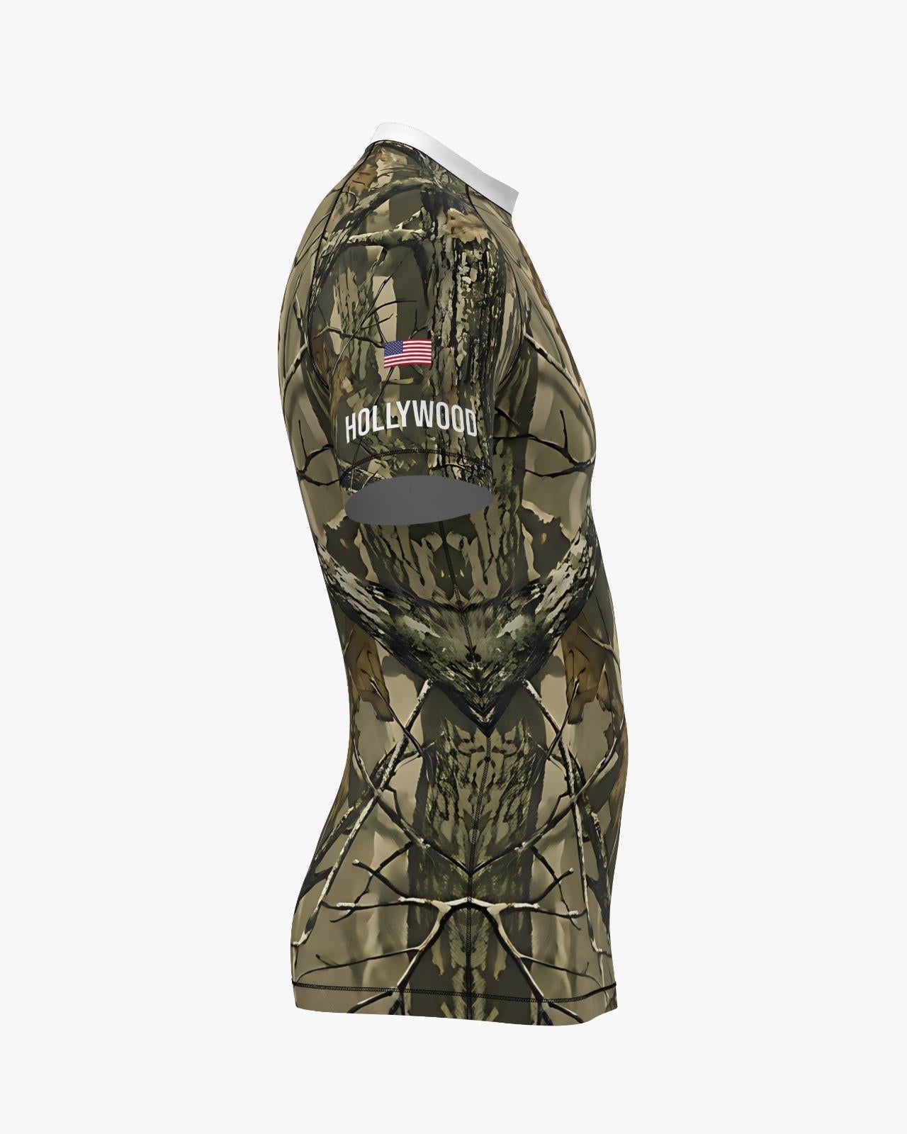 Custom Rashguard - Camo/White