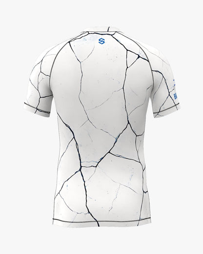 Custom Rashguard - White/Blue
