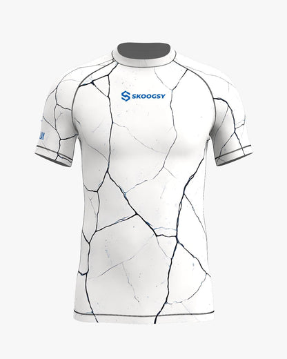 Custom Rashguard - White/Blue