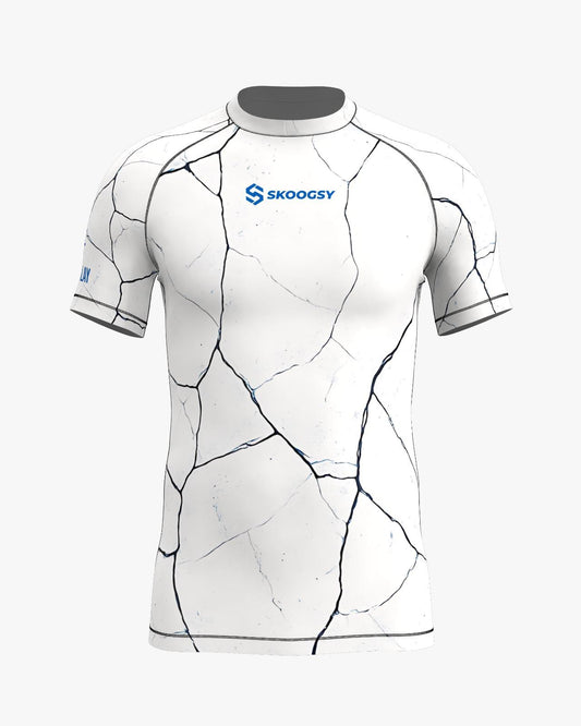 Custom Rashguard - White/Blue