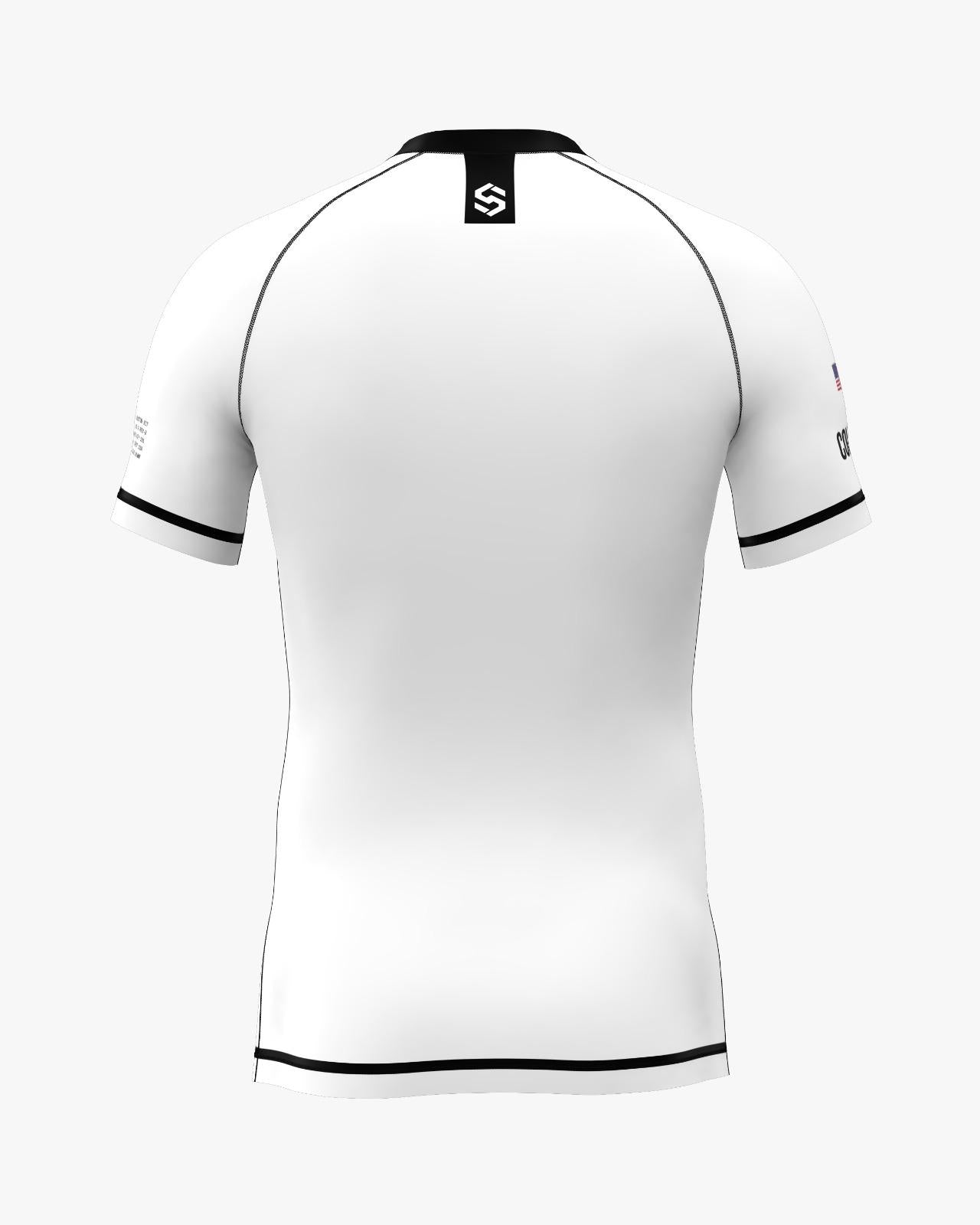 Custom Rashguard - White/Black