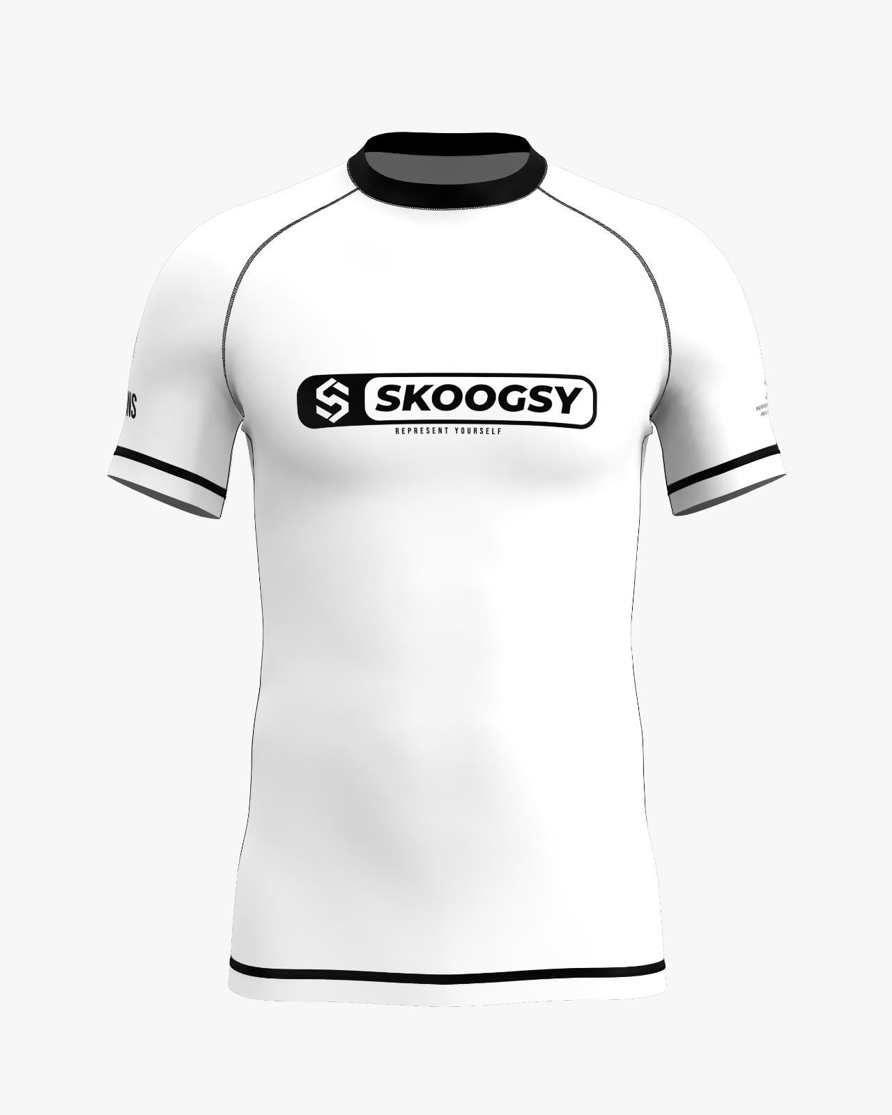 Custom Rashguard - White/Black