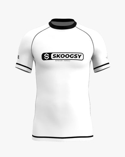 Custom Rashguard - White/Black