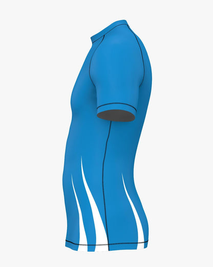 Custom Rashguard - Blue/White
