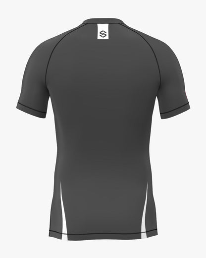 Custom Rashguard - Gray/White