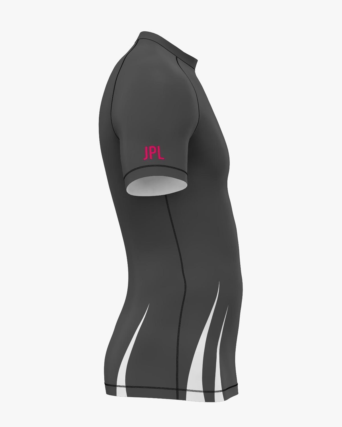 Custom Rashguard - Gray/White