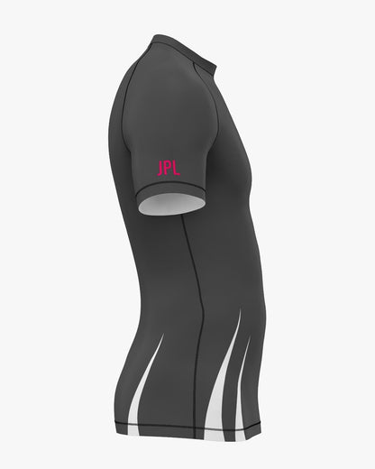 Custom Rashguard - Gray/White