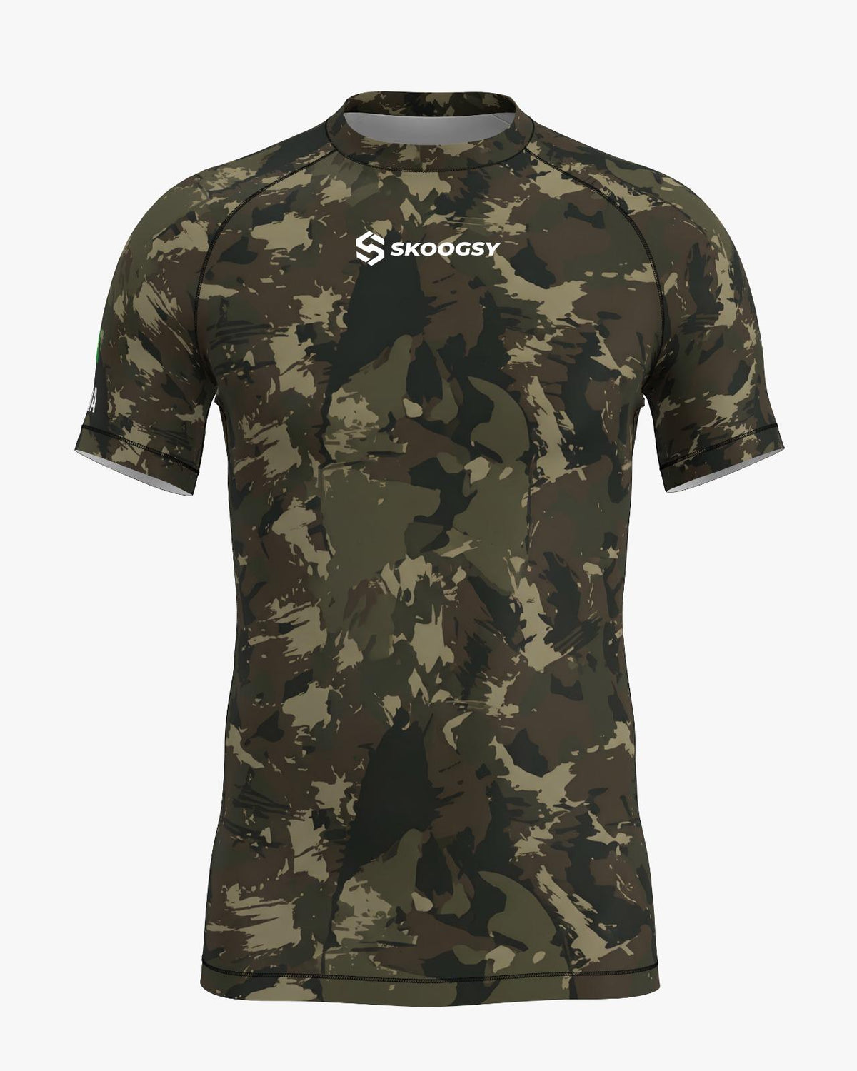 Custom Rashguard - Green Camo