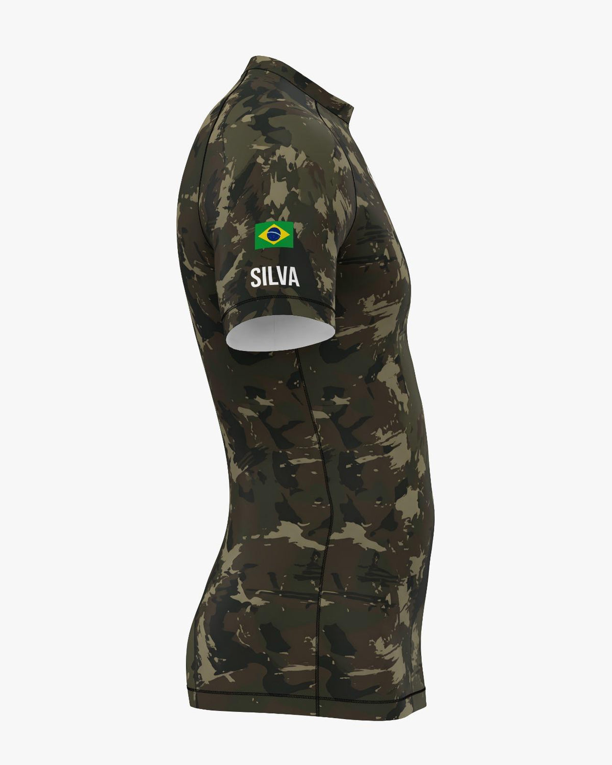 Custom Rashguard - Green Camo