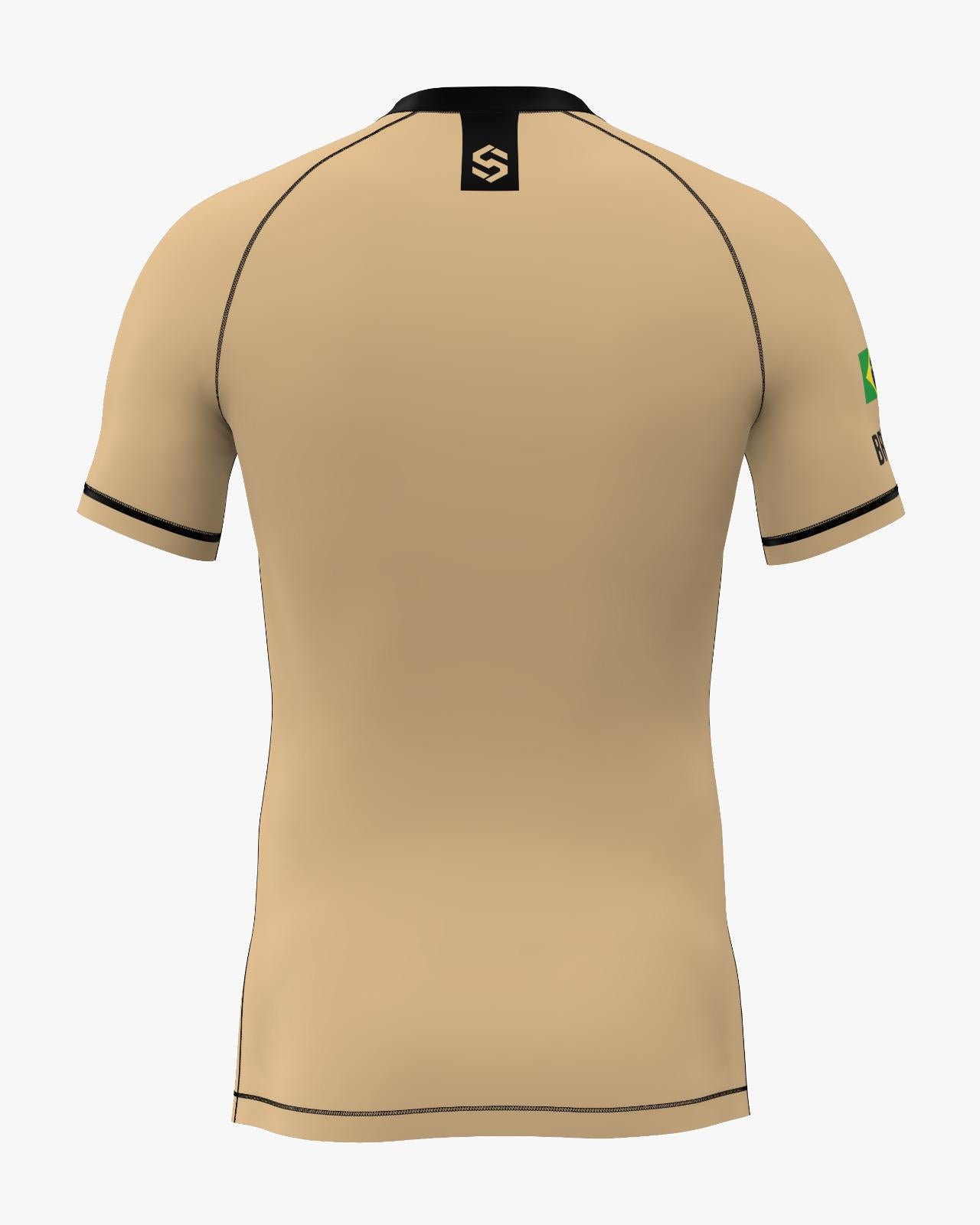Custom Rashguard - Jaguar/Beige